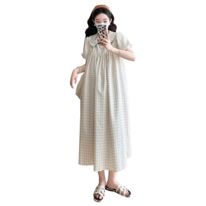 JESMARY-Đầm Bầu Mùa Hè, Chất Vải Thoáng Mát, Dễ Giặt Nhanh Khô