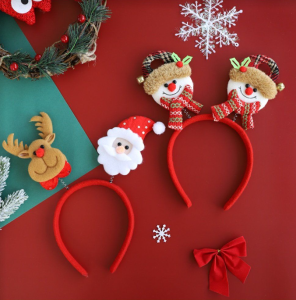 JESMARY – BRIGHT CHRISTMAS HEADBANDS FOR WARM WINTER SPIRIT – QUALITY, PRESTIGE, CHEAP – HO CHI MINH CITY – WHOLESALE IN VIETNAM