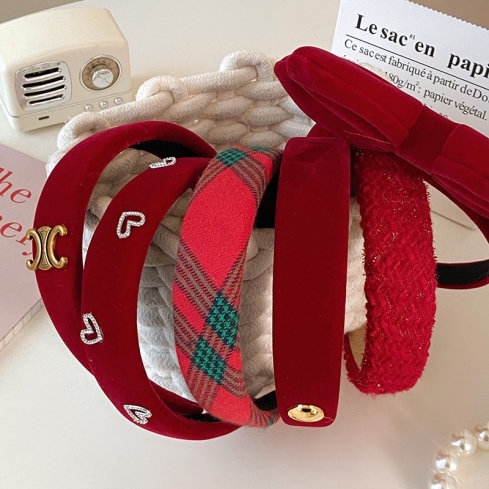 JESMARY - Chic Headbands for Tet: Perfection in Every Stitch, Premium Brocade and Velvet Fabric