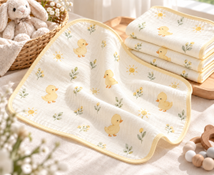 JESMARY - Khăn Sữa Sợi Tre Mềm Mịn, Thoáng Nhẹ, Phù Hợp Cho Nhu Cầu Chăm Sóc Bé Hằng Ngày
