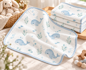 JESMARY – Khăn Sữa Sợi Tre Thấm Hút Vượt Trội, Mềm Mại Tự Nhiên Cho Mọi Nhu Cầu