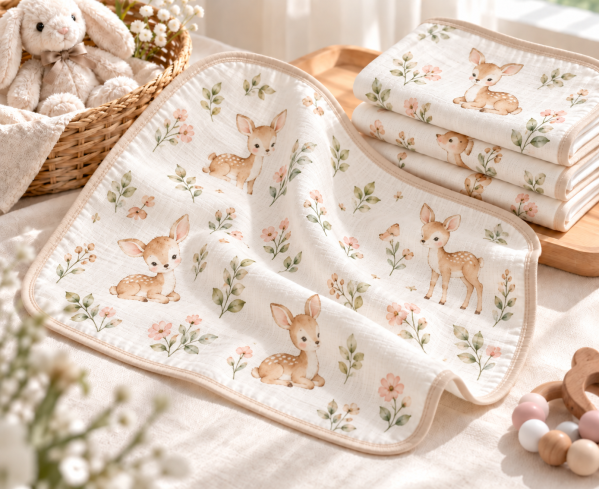 JESMARY – Đặt Sản Xuất Khăn Sữa Sợi Tre Theo Yêu Cầu, Tùy Chỉnh Kích Thước Và Thiết Kế