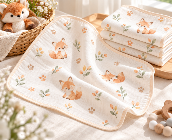 JESMARY – Khăn Sữa Sợi Tre Mềm Mịn, Thoáng Khí, Mang Đến Sự Tiện Lợi Trong Quá Trình Chăm Sóc Bé