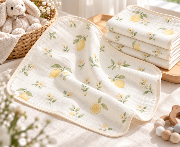 JESMARY - Đặt gia công khăn sữa sợi tre kháng khuẩn tự nhiên cho thương hiệu riêng
