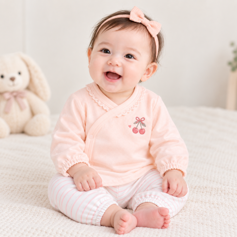 JESMARY - Bodysuit Cotton Gân Co Giãn Mềm Mại, Thoải Mái Cho Bé Sơ Sinh