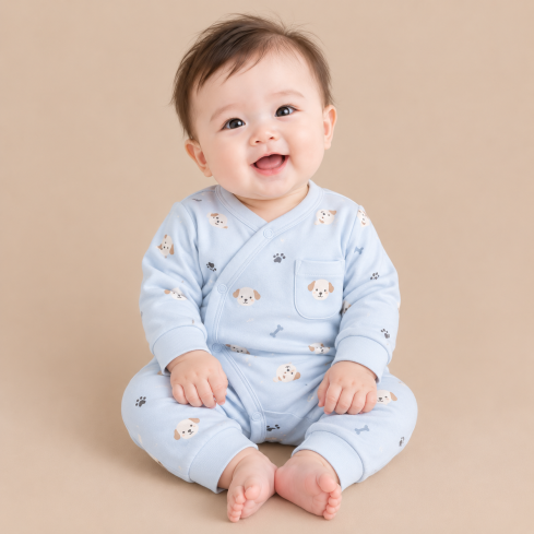 JESMARY - Quần Áo Dài Sơ Sinh Vải Cotton Co Giãn Mềm, Giữ Ấm Nhẹ Nhàng Cho Bé
