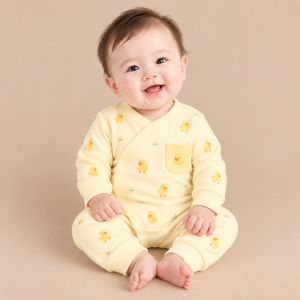 JESMARY - Soft Draped Modal Newborn Sleepwear Set with Star Print for Gentle Bedtime Comfort