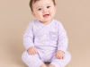 JESMARY - Soft Bamboo Newborn Shirt in Blush Pink, Breathable for Delicate Baby Skin