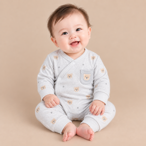 JESMARY - Soft Stretch Cotton Newborn Clothes with Gentle Warmth for Babies