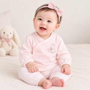 JESMARY - Ultra-Light Cotton Linen Newborn Baby Clothing Set, Breathable and Ideal for Hot Days