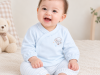 JESMARY - Soft Double-Layer Cotton Newborn Shirt in Gentle Colors for Light Warmth
