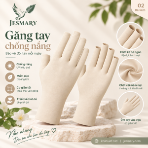 JESMARY  -  Xưởng Sản Xuất Bao Tay Nail Hở Ngón JESMARY: Giải Pháp Tối Ưu Độ Nhạy Cảm Giác & Bảo Vệ Da Tay Cho Thợ Làm Móng