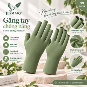 JESMARY -  Xưởng Sản Xuất Bao Tay Nail Ngắn Cổ Linh Hoạt JESMARY: Giải Pháp Gọn Gàng & Thoải Mái Cho Kỹ Thuật Viên