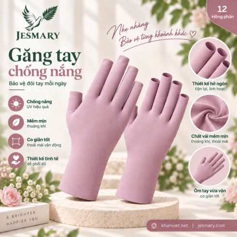 JESMARY -   Xưởng Sản Xuất Bao Tay Nail Thoáng Khí Lưới Mỏng JESMARY: Giải Pháp Mát Lẻo & Chống Hầm Bí Cho Mùa Hè