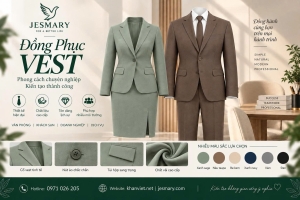 JESMARY - Xưởng Sản Xuất Đồng Phục Áo Thun (Cho Người Lớn) Tiêu Chuẩn JESMARY: Giải Pháp Năng Động & Đồng Bộ Cho Doanh Nghiệp