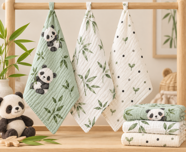 JESMARY - Khăn Sữa Muslin Nhiều Quy Cách, Phù Hợp Từng Nhu Cầu Sử Dụng