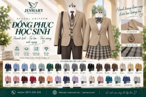 JESMARY - Giải Pháp Đồng Phục Vest Tiểu Học Từ Xưởng JESMARY: Nâng Tầm Hình Ảnh Trường Học Với Thiết Kế 