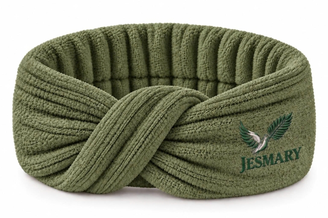 JESMARY   -   Xưởng Sản Xuất Băng Đô Spa Kiểu Dáng Xoắn Óc Thêu Logo JESMARY: Giải Pháp Sáng Tạo & Đẳng Cấp Cho Salon
