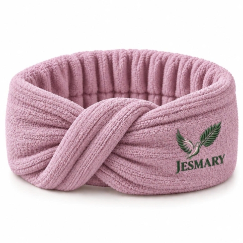 JESMARY   -   Xưởng Sản Xuất Băng Đô Spa Cài Tóc Bản To Thêu Logo JESMARY: Giải Pháp Che Tóc Con & Cố Định Hoàn Hảo Cho Salon