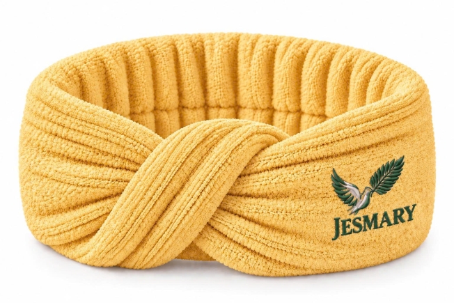 JESMARY   -   Xưởng Sản Xuất Băng Đô Spa Nơ Bản To Chéo Tóc Thêu Logo JESMARY: Giải Pháp Thời Thượng & Sang Trọng Cho Salon
