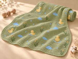 JESMARY - Khăn Tắm Muslin Cho Bé Thoáng Và Dễ Chịu Sau Khi Tắm